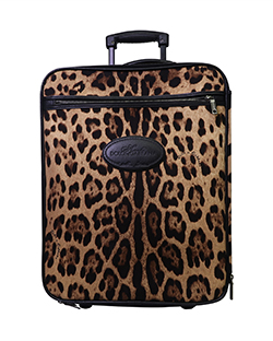Animaliers Suitcase, Satin, Leopard Print